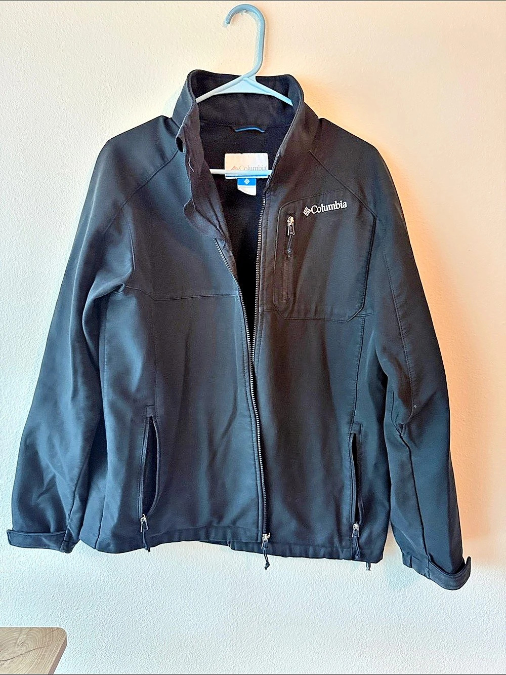 Columbia Ascender Softshell Jacket Black Size Large